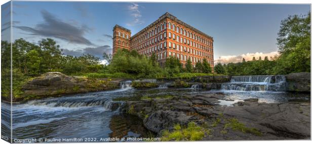 Anchor Mill in Paisley  Canvas Print by Pauline Hamilton