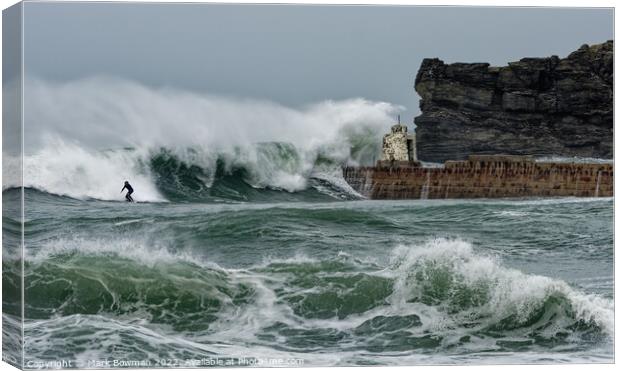 Surfer Canvas Print by Mark Bowman