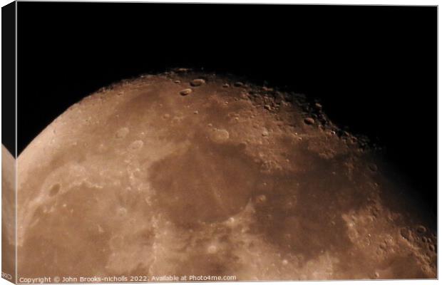 Tenerife moon Canvas Print by John Brooks-nicholls