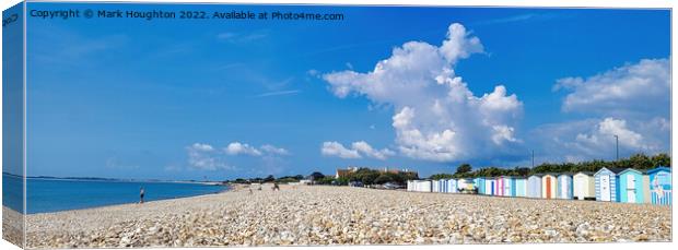 Sunny Sussex beach Canvas Print by Mark Houghton