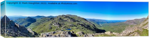 Crinkle Crags in the English Lake District Canvas Print by Mark Houghton