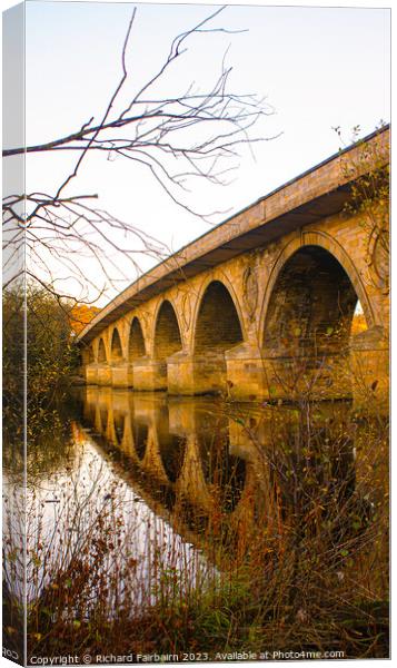 Arched Bridge Canvas Print by Richard Fairbairn