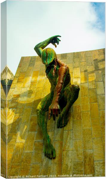 Sculpture Canvas Print by Richard Fairbairn