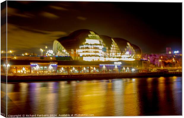 Glasshouse Music Venue Canvas Print by Richard Fairbairn