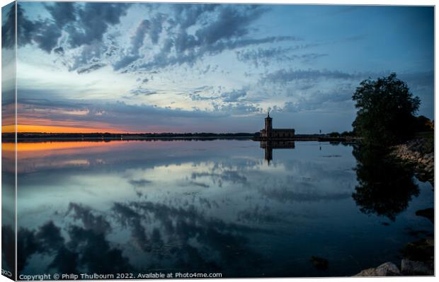 Normanton Church Canvas Print by Philip Thulbourn