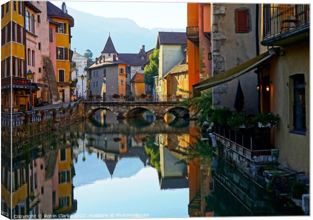 Annecy, France  Canvas Print by Robin Clarke