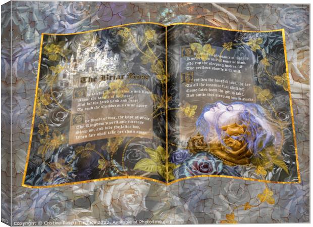 The Briar Rose Canvas Print by Cristina Pascu-Tulbure
