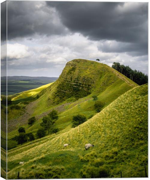 Back Tor, ridge walk, Peak District Canvas Print by Alan Wise