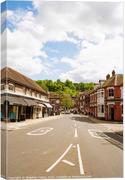 Winchester City Streets Canvas Print by Stephen Young
