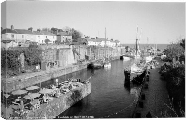 Charlestown Port Canvas Print by Stephen Young