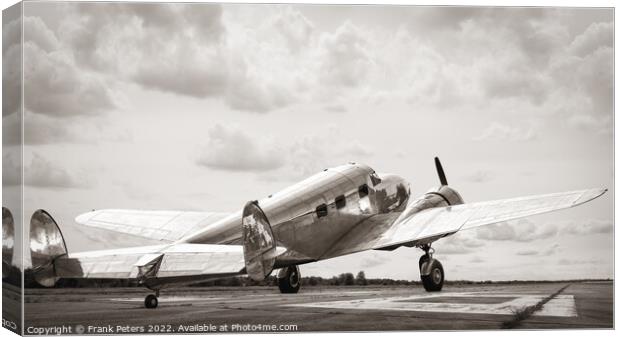 lockheed electra junior Canvas Print by Frank Peters