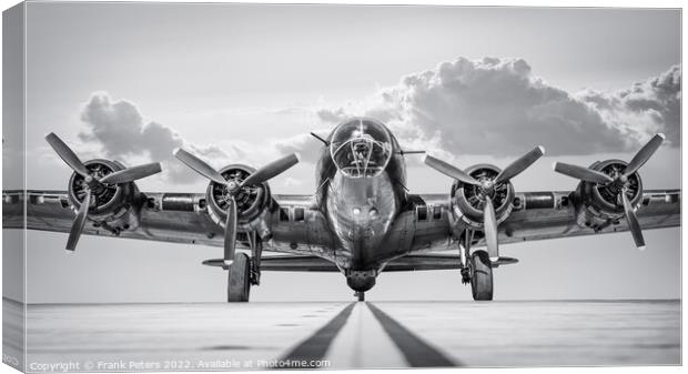 bomber Canvas Print by Frank Peters