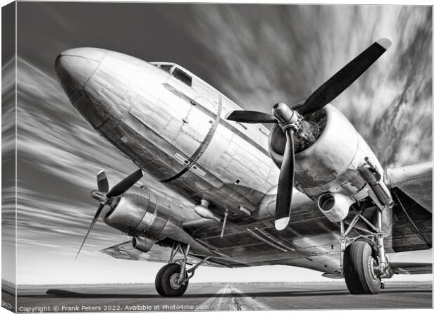 douglas dc3 Canvas Print by Frank Peters