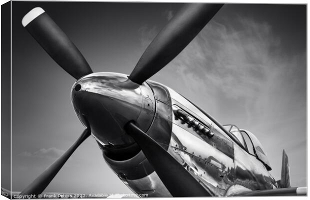mustang p51 Canvas Print by Frank Peters