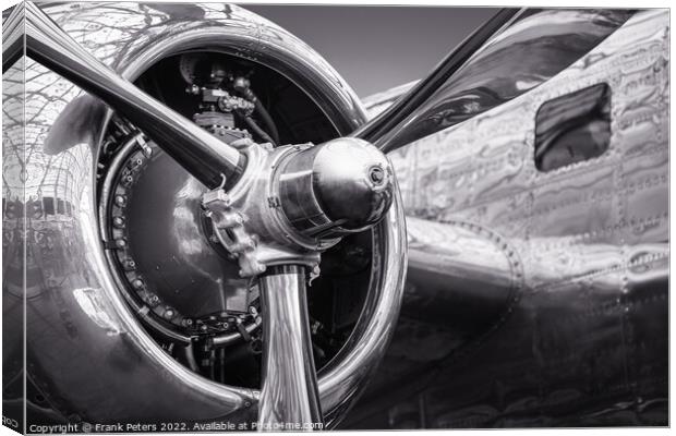 propeller Canvas Print by Frank Peters