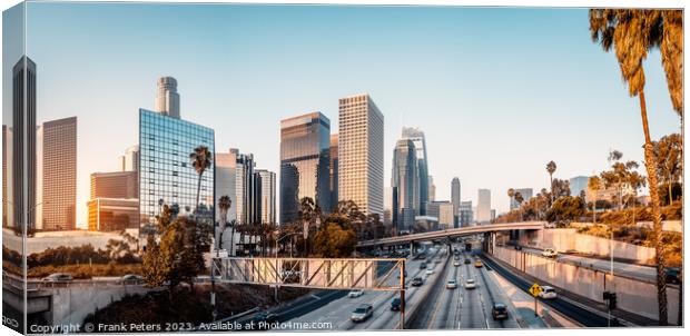 los angeles Canvas Print by Frank Peters
