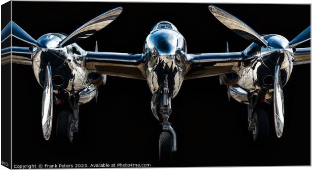 P 38 Canvas Print by Frank Peters