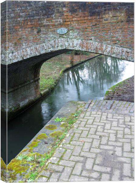 Cassiobury Park Watford Canvas Print by Benjamin Brewty