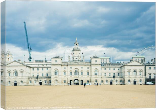 Somerset House Canvas Print by Benjamin Brewty