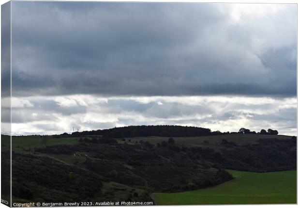 Dunstable Downs Canvas Print by Benjamin Brewty