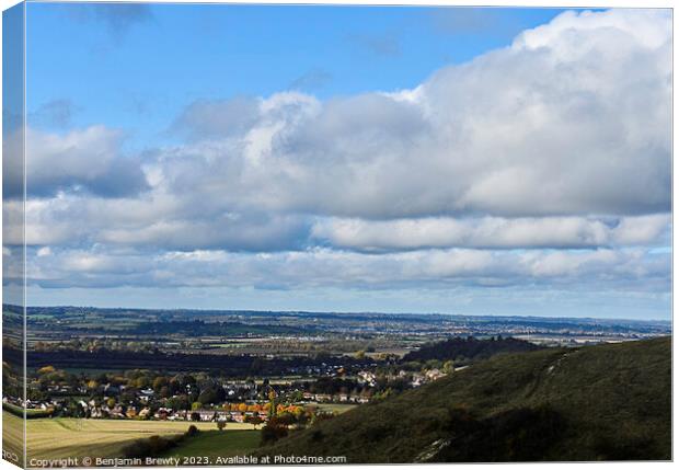 Dunstable Downs Canvas Print by Benjamin Brewty