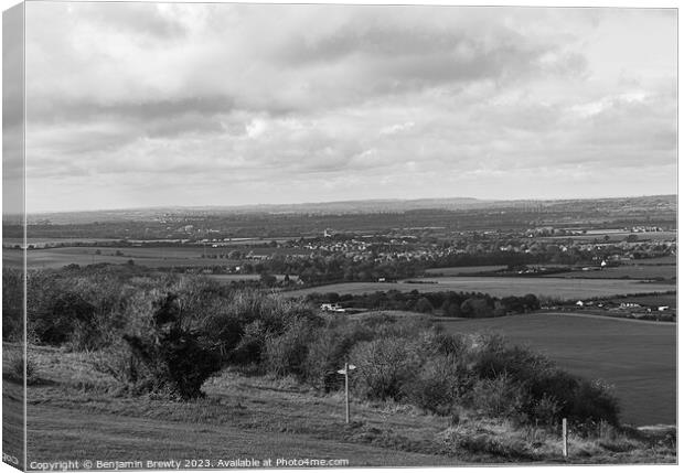 Dunstable Downs Canvas Print by Benjamin Brewty