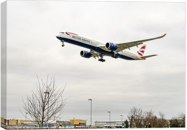 British Airways  Canvas Print by Benjamin Brewty