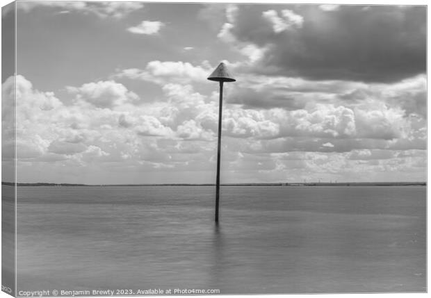 Minimal Long Exposure Canvas Print by Benjamin Brewty