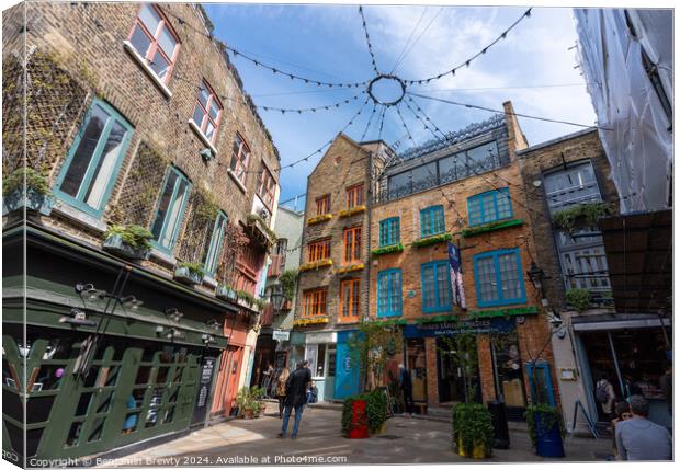 Neals Yard Canvas Print by Benjamin Brewty