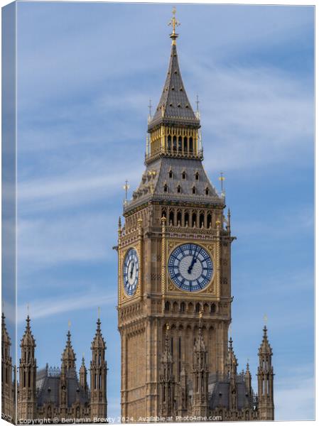 Big Ben Canvas Print by Benjamin Brewty