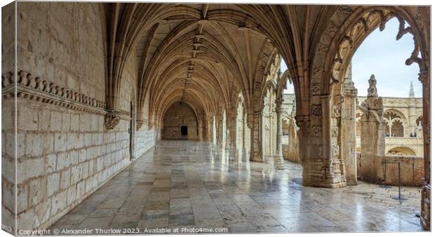 Building arch Canvas Print by Alexander Thurlow