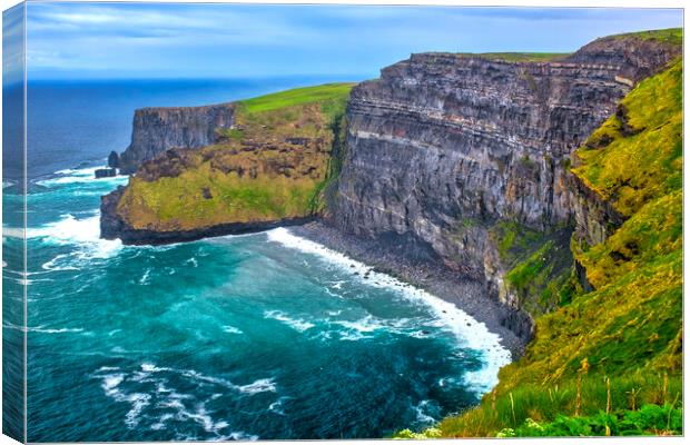 Cliffs of Moher Canvas Print by Fabrizio Troiani