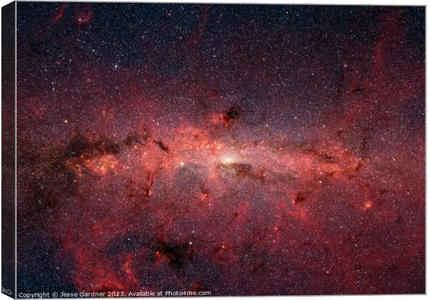 Outer Space Galaxy Stars Universe Cosmic Canvas Print by Jesse Gardner