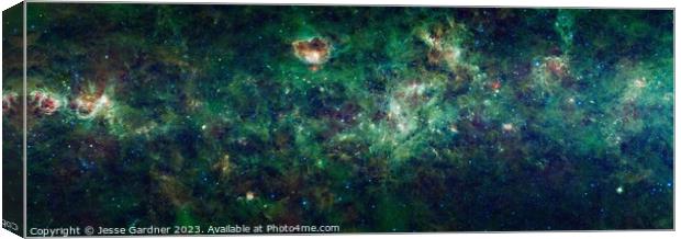 Outer Space Galaxy Stars Universe Cosmic Canvas Print by Jesse Gardner