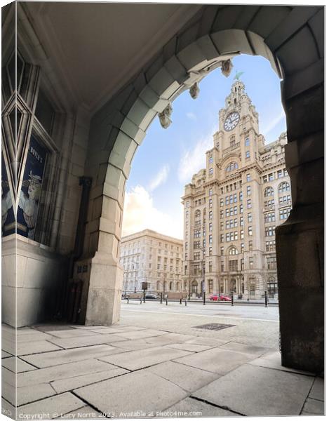 Royal Liver Building  Canvas Print by Lucy Norris