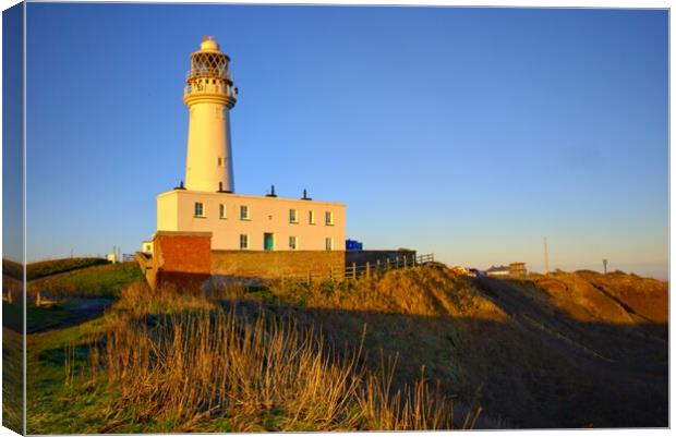 Flamborough Lighthouse Canvas Print by Steve Smith