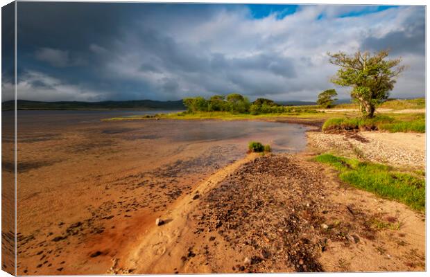 Langal On Loch Shiel Canvas Print by Steve Smith