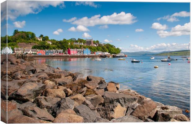 Tobermory Isle Of Mull Canvas Print by Steve Smith