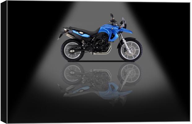 The Ultimate Adventure BMW F 650 Canvas Print by Steve Smith