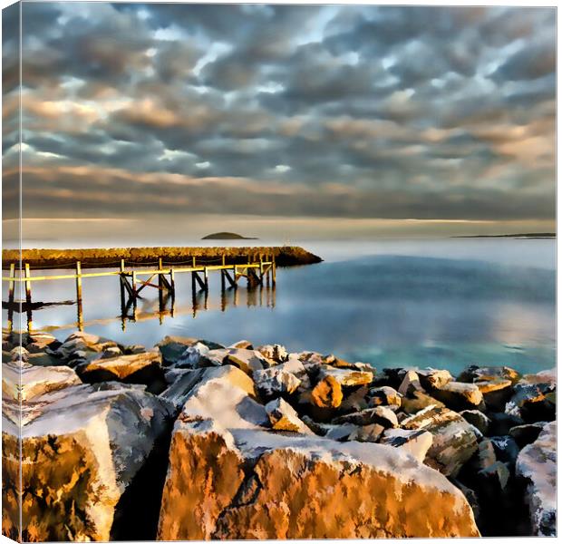 Eriskay Canvas Print by Steve Smith