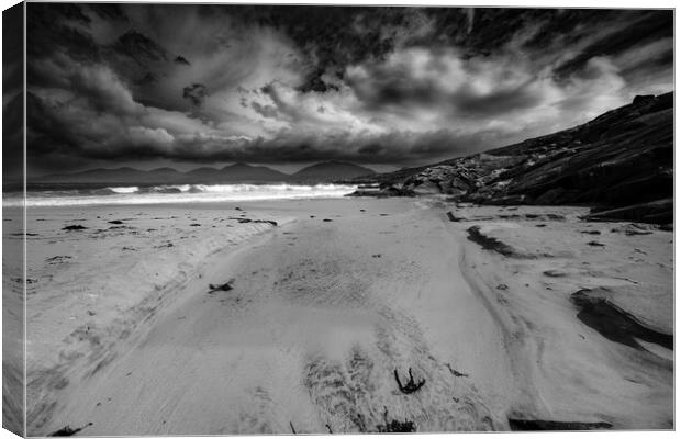 Luskentyre Beach Canvas Print by Steve Smith