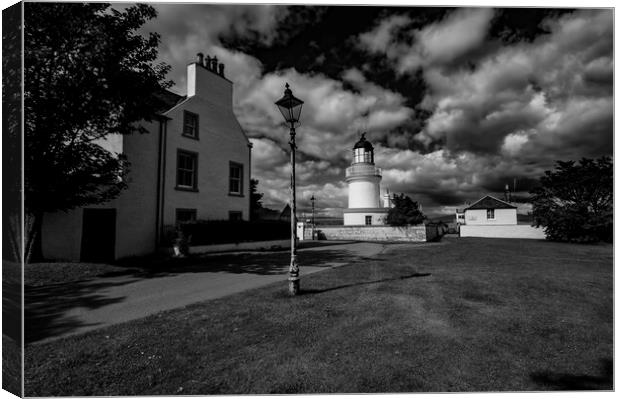 Cromarty Lighthouse Canvas Print by Steve Smith