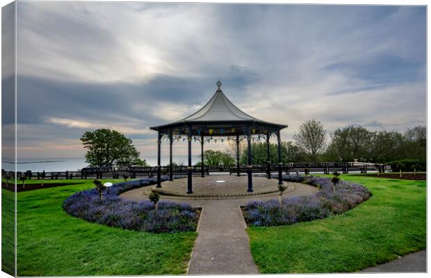 Filey Bandstand Canvas Print by Steve Smith