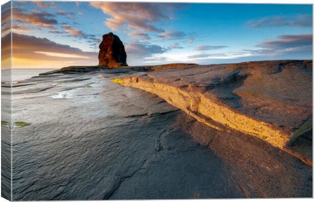 Majestic View of Black Nab Canvas Print by Steve Smith