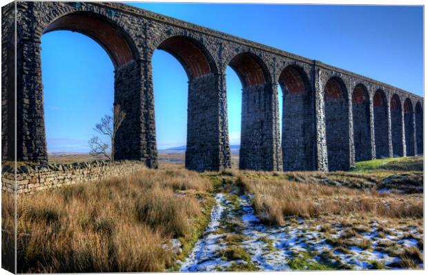 Ribblehead Viaduct Canvas Print by Steve Smith