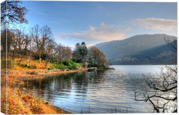 Loch Voil Canvas Print by Steve Smith