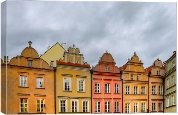 The Colours Of Warsaw Canvas Print by Steve Smith