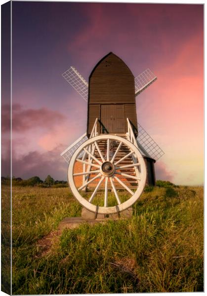 Brill Windmill Canvas Print by Steve Smith