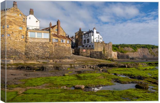 Robin Hoods Bay North Yorkshire Canvas Print by Steve Smith