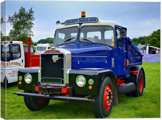 Scammell Highwayman Newby Hall Canvas Print by Steve Smith